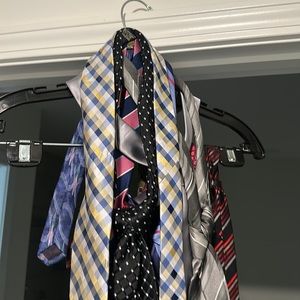 Assorted amount of ties. About 14 total
